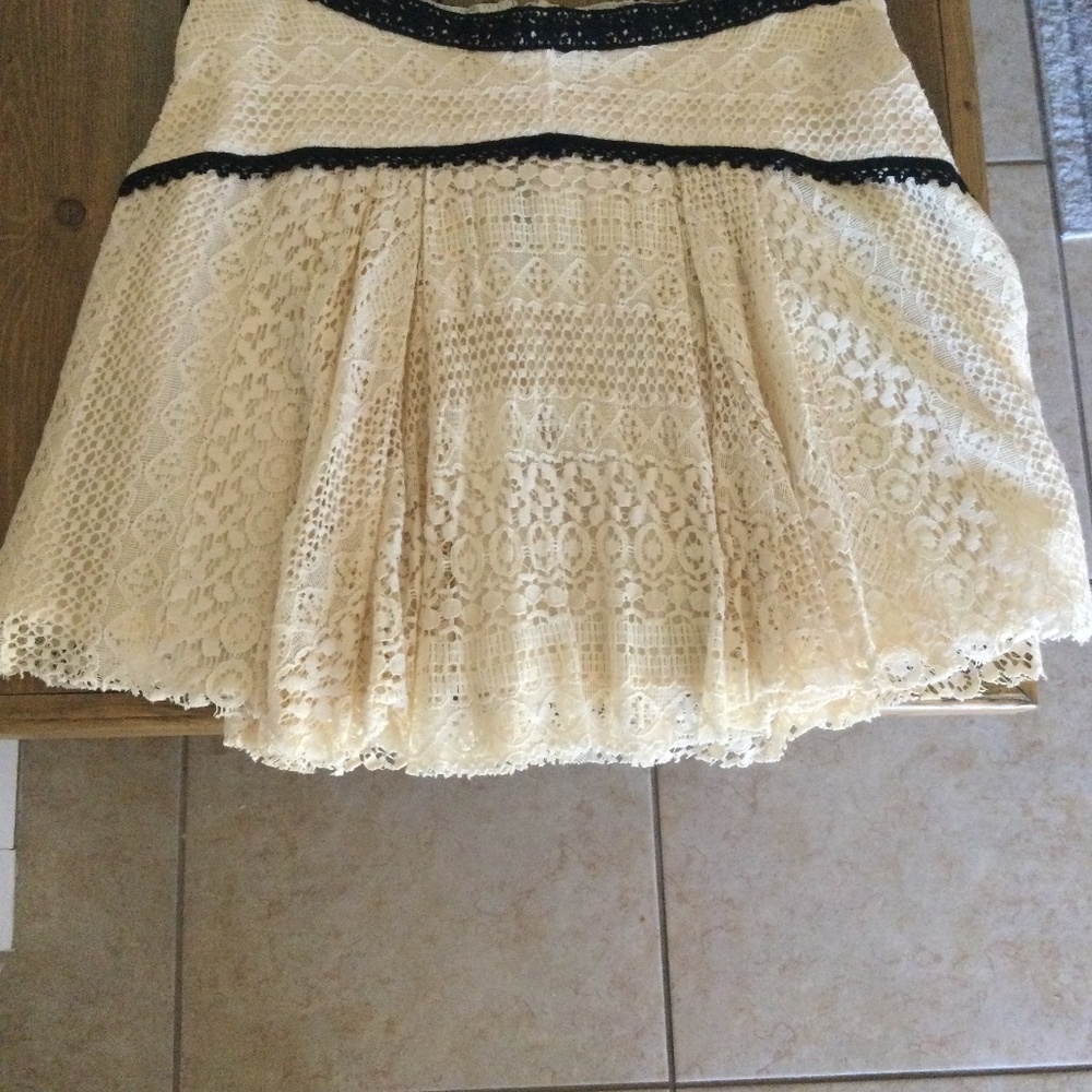 Free People Lace Skirt